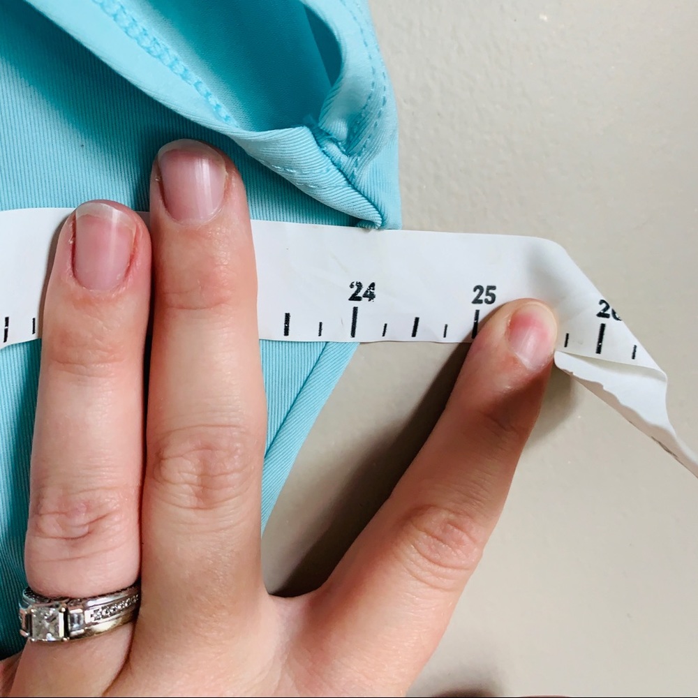 Active Semi Fitted size XL Blue workout Top - Picture 4 of 8